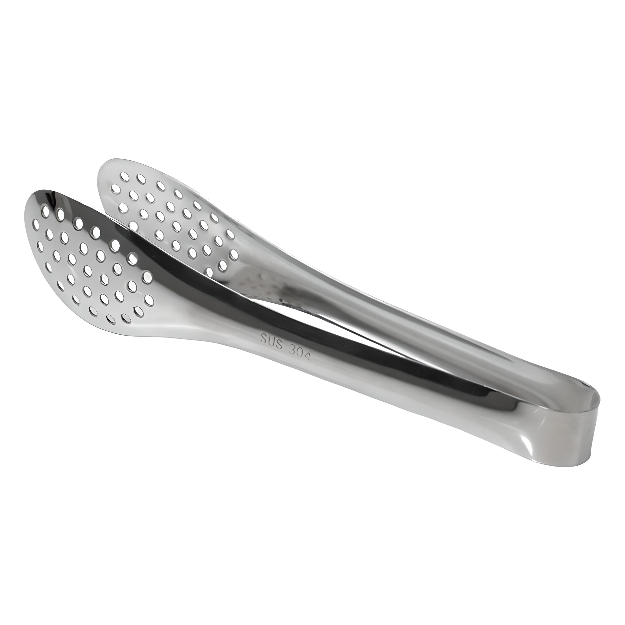 키친유 스텐 304 타공 샐러드 집게 180mm, 실버, 1개 3,360원