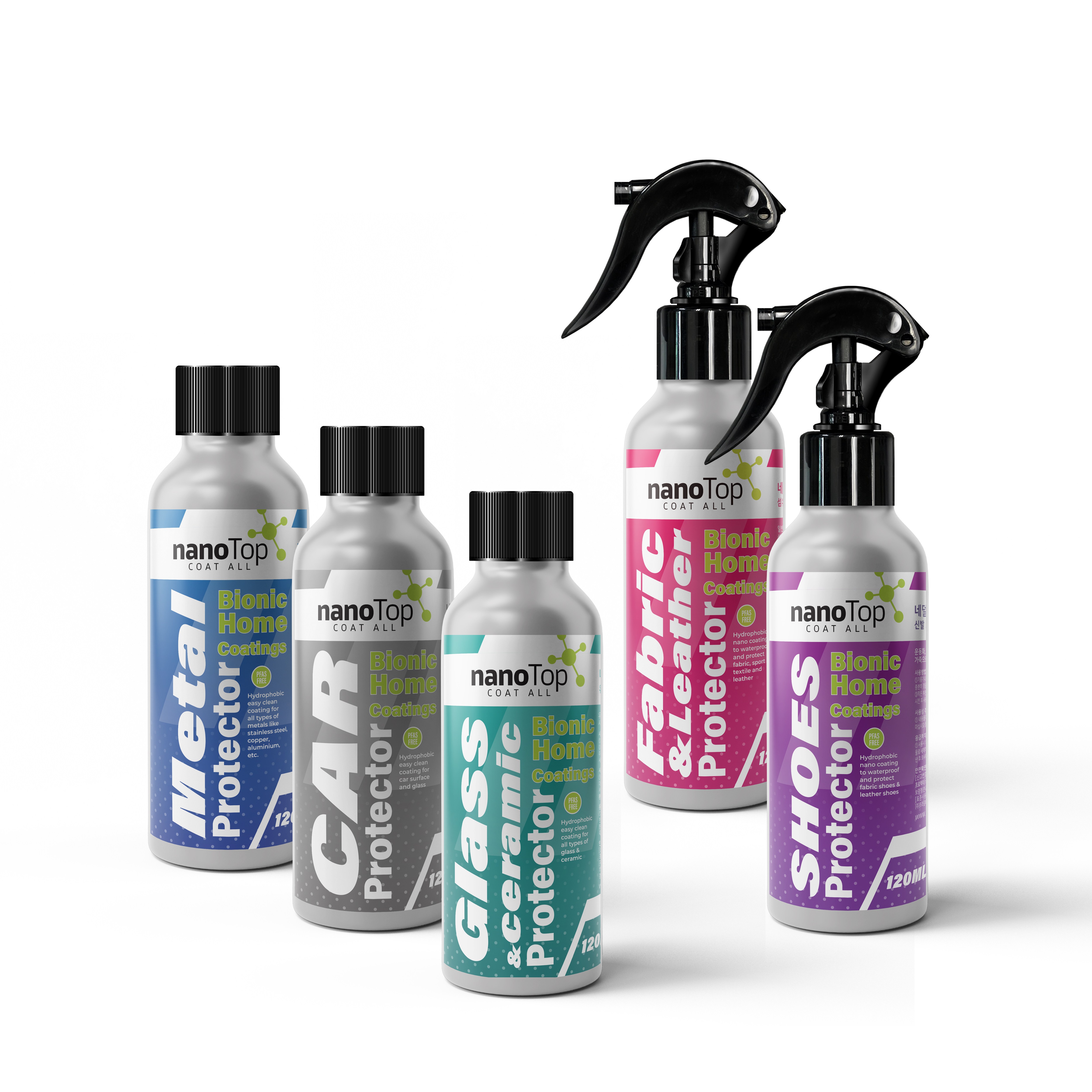 나노탑 홈프로텍터 셀프 나노코팅제 5종, 1개 18,900원