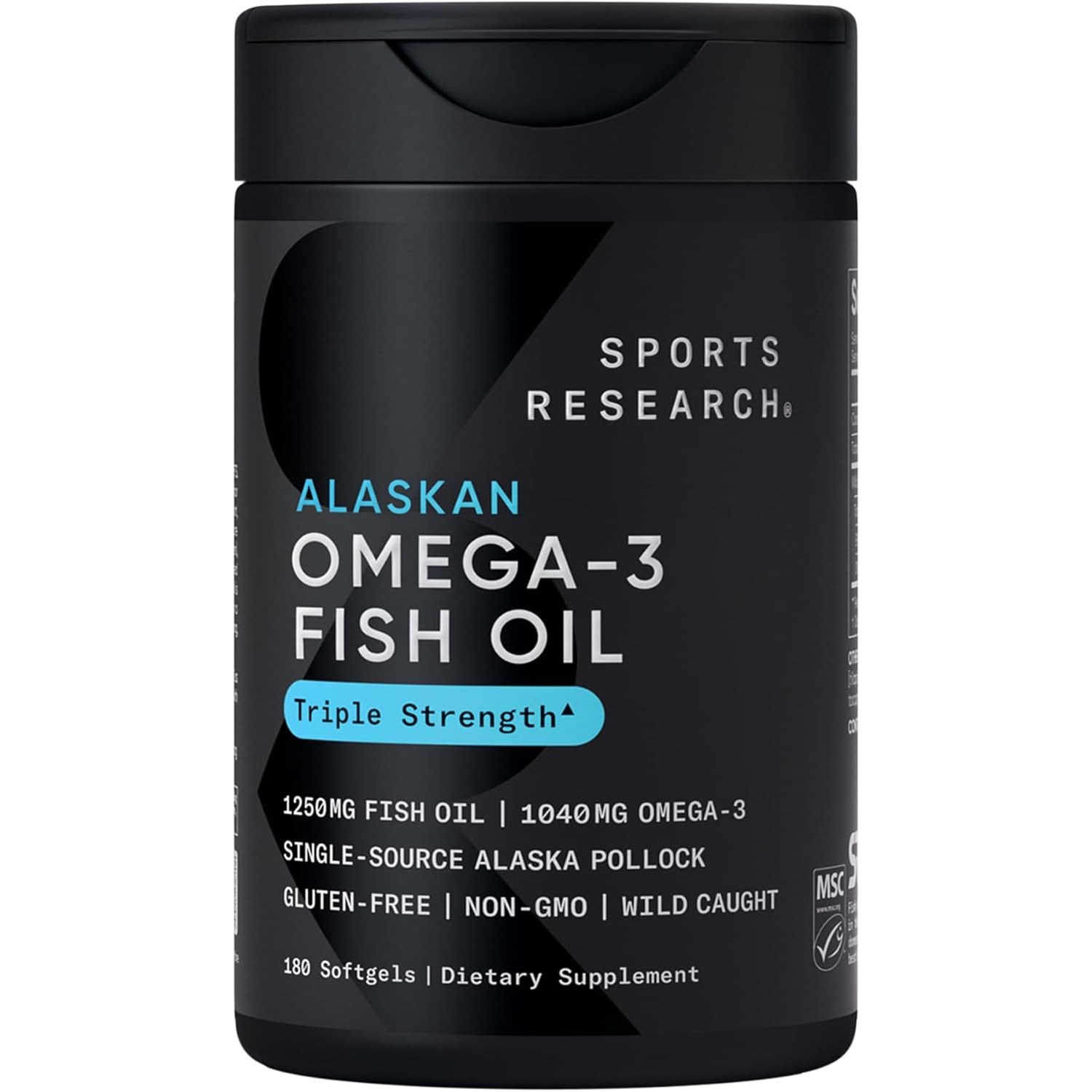 스포츠리서치 1040mg 오메가-3 피쉬 오일 트리플 스트렝스 소프트젤, 180정, 1개 67,820원