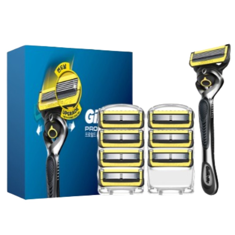 질레트 프로쉴드 옐로우 매뉴얼 면도기세트, 현재가 363,480원