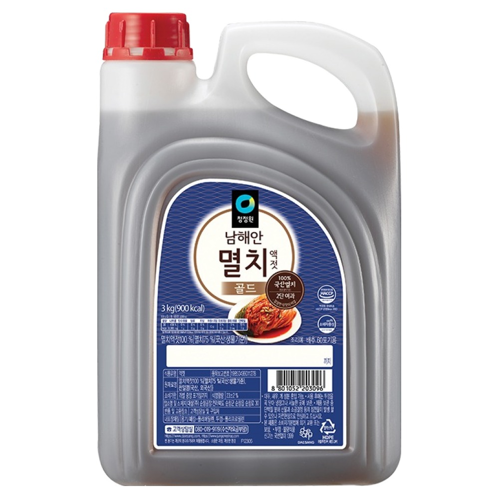 청정원 남해안 멸치액젓 골드 14,660원