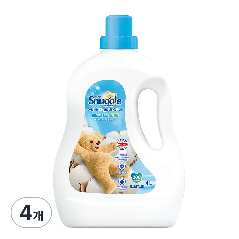 스너글 초고농축 섬유유연제 허거블 코튼 본품 60,010원