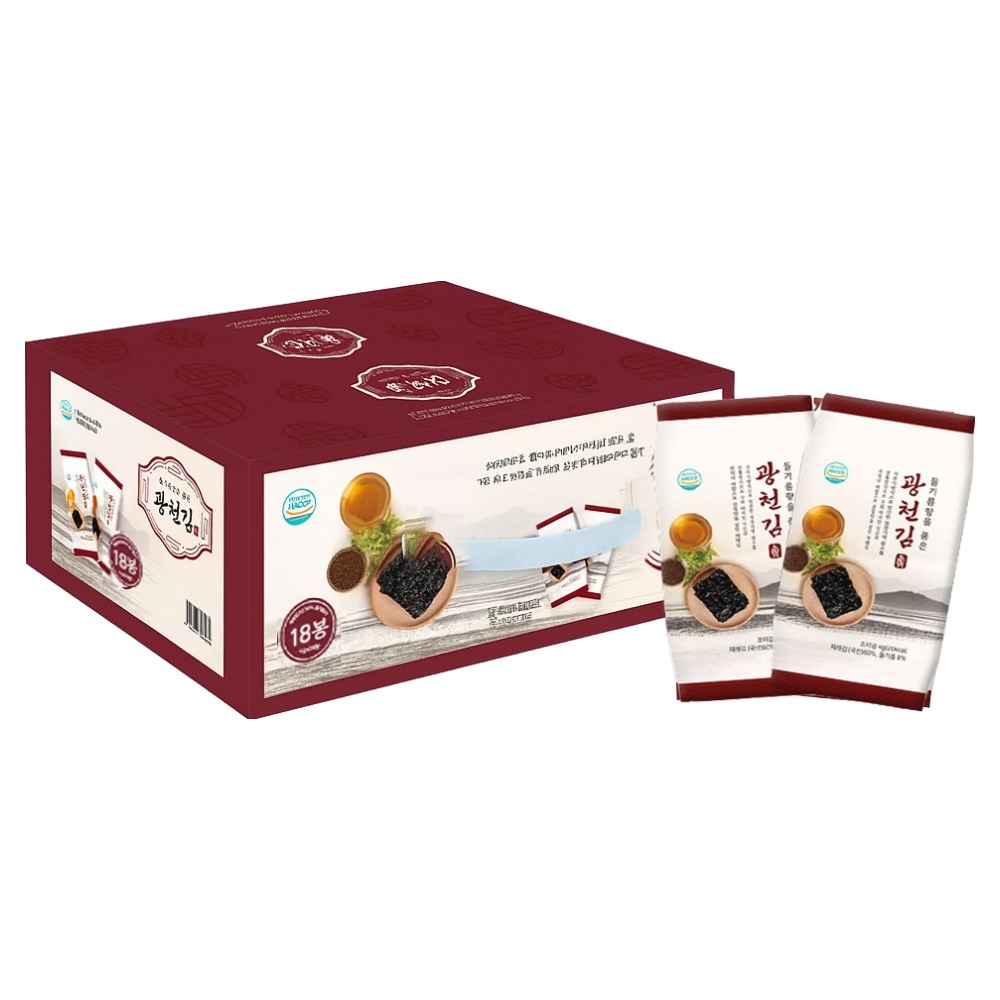 광천김 들기름향을 품은 광천김, 4g, 18개 7,900원