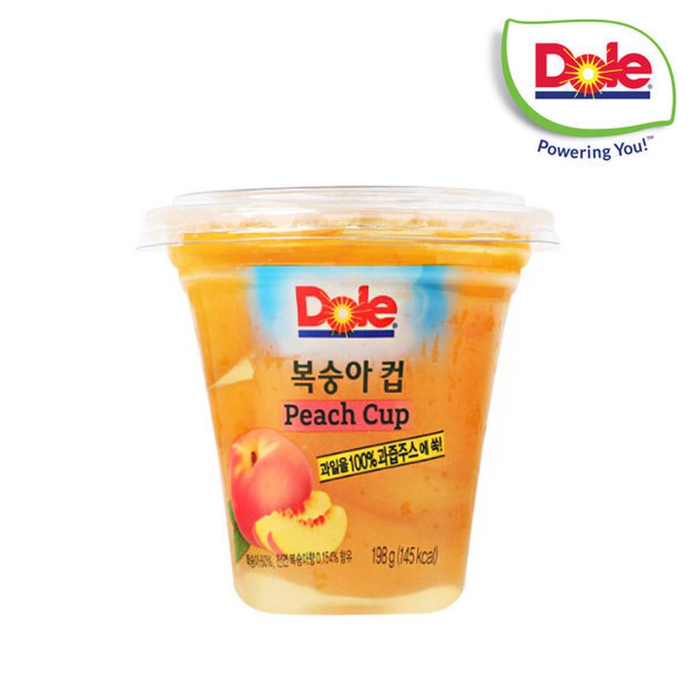 Dole 돌 간편 컵과일 후룻컵(198g) 복숭아컵 x1개 11,150원