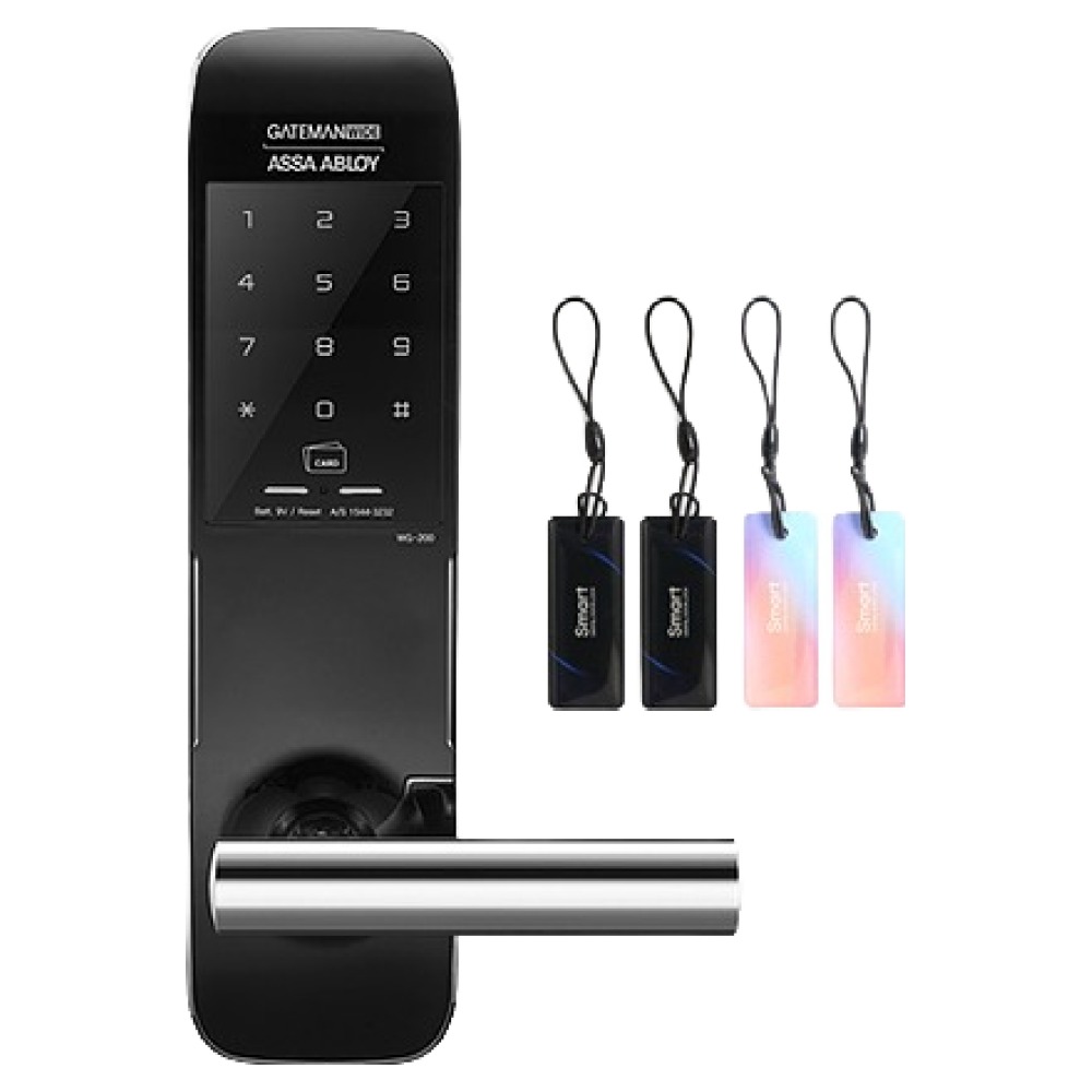 게이트맨 카드키 4p 손잡이 디지털 도어락, WG-200, 고객직접설치 139,000원