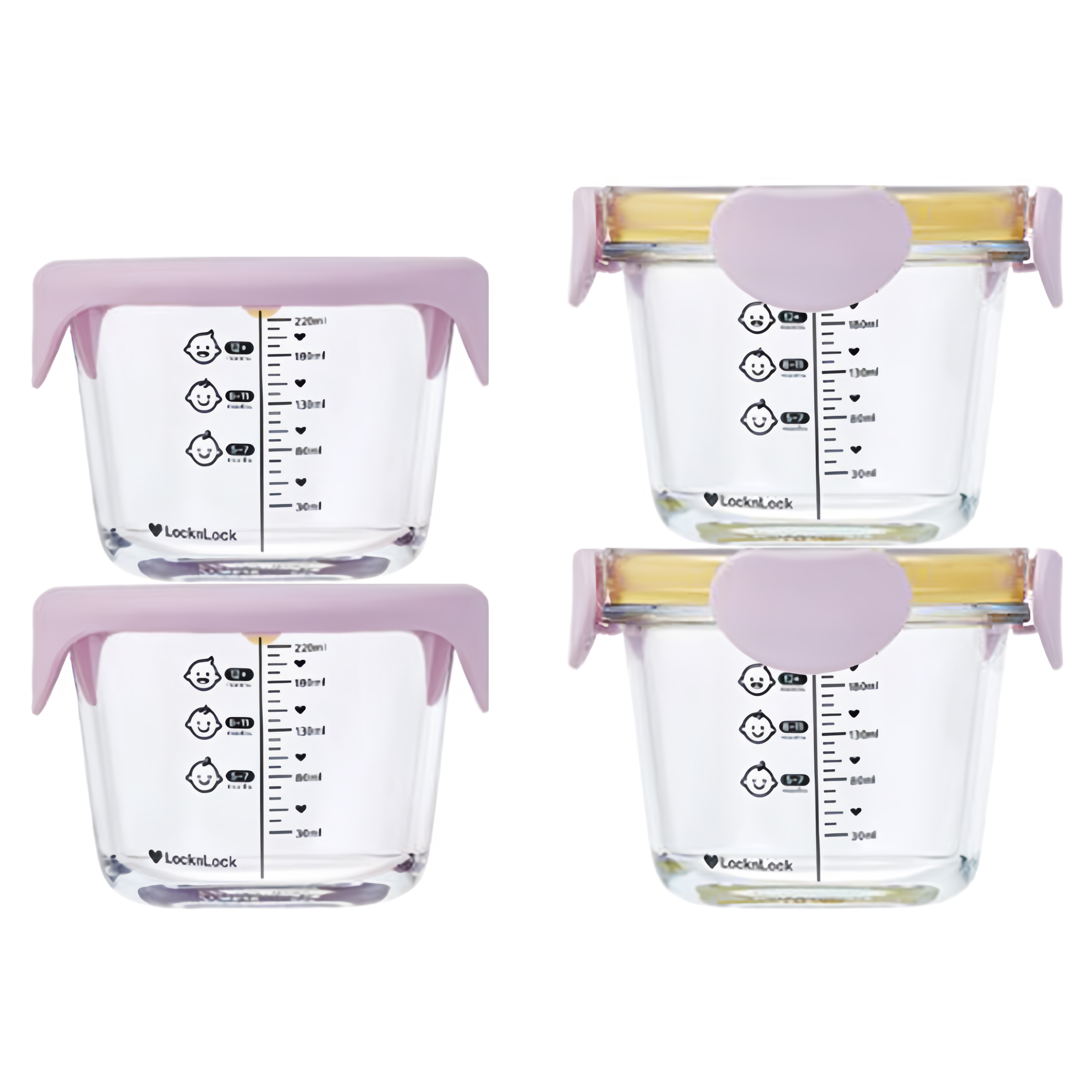 락앤락 리틀럽 디어 혼합캡 원형 이유식 용기 19,900원