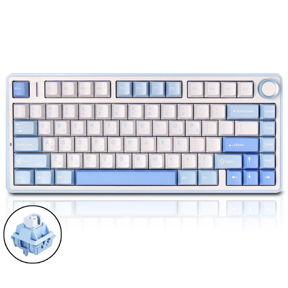 AULA F75 리니어 스위치 풀윤활 유무선 기계식 키보드 블루투스 키보드 독거미 키보드 타란튤라 키보드 74,800원