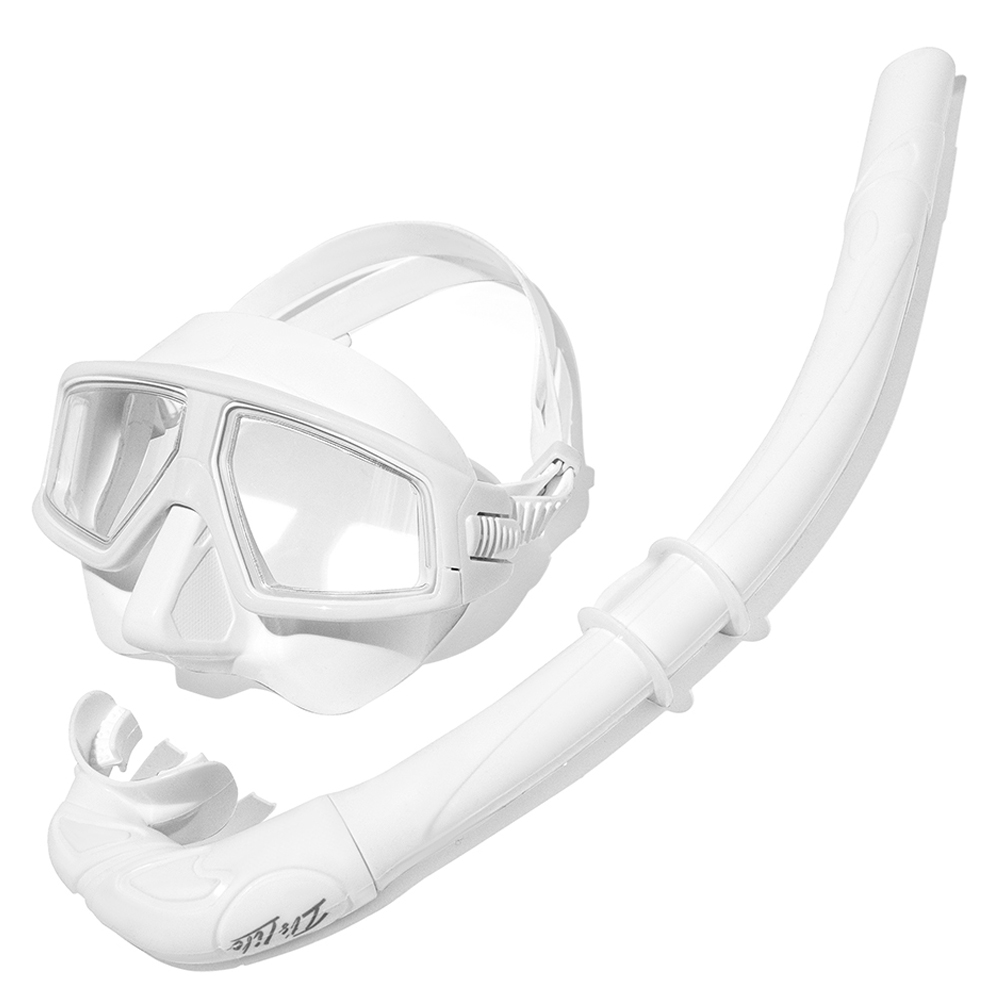 이츠라이프 이안식 프리다이빙 스노클링 마스크 세트, 화이트 24,900원