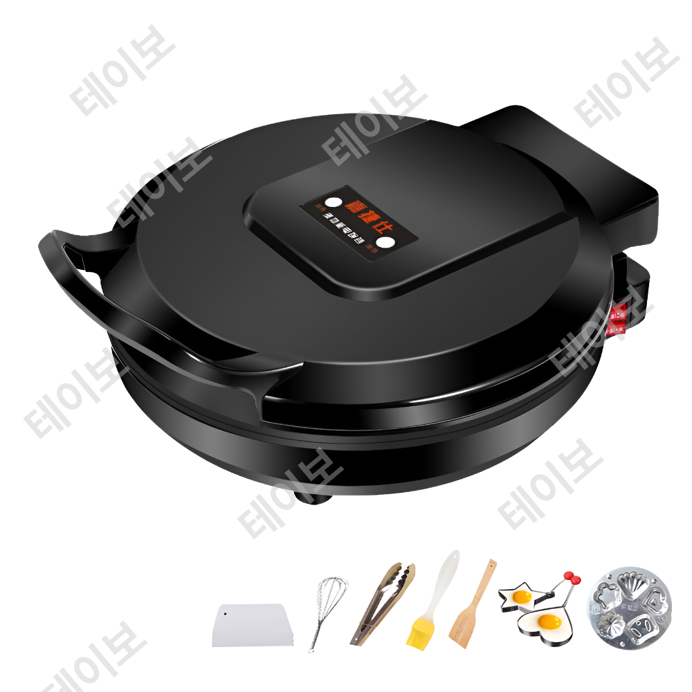 테이보 양면 전기 누룽지기계 초대형 누룽지팬 베이킹 자동 팬케이크, 현재가 38,000원