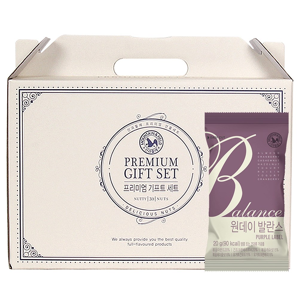 산과들에 원데이발란스퍼플 30입 하루견과류 선물세트 20,790원