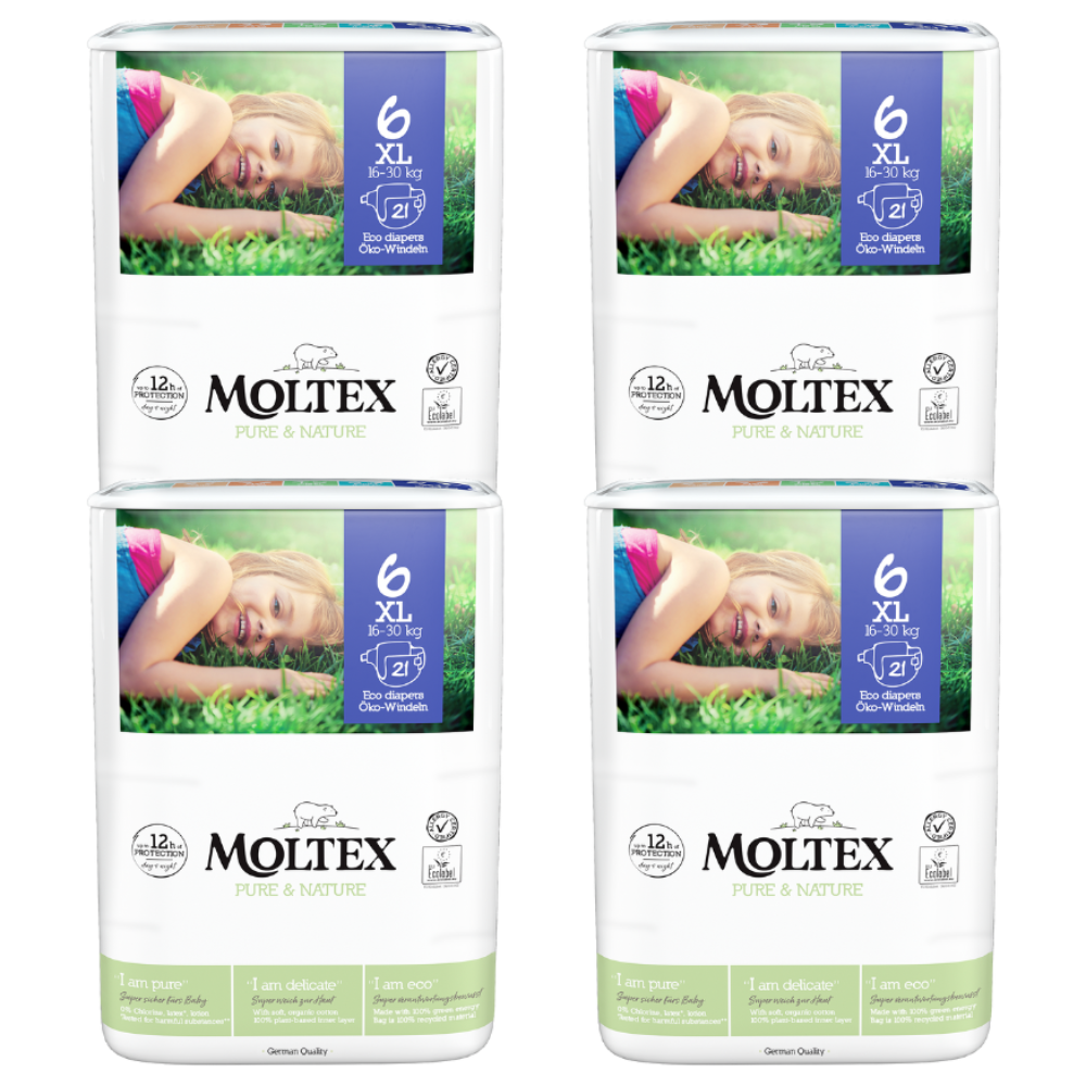 몰텍스 밴드형 6단계 (21매X4팩) 통잠 / 친환경 기저귀, 6단계, 84개 68,640원