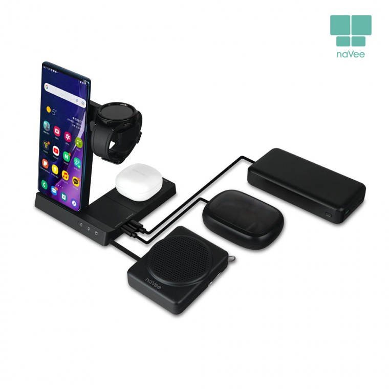 버즈 나비 에어팟 6IN1 NV184-MWC10 갤럭시워치 무선충전기 애플워치 87,100원