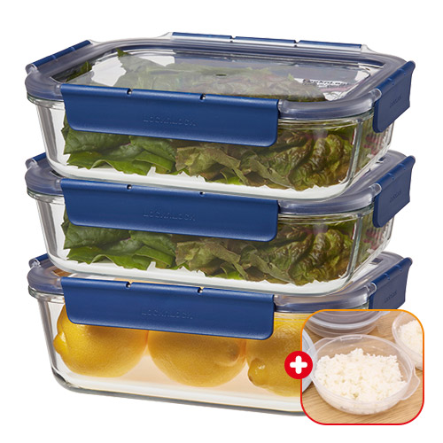 락앤락 탑클라스 내열유리 밀폐용기 3종+가쯔 세트 계란찜/반찬통/냉동밥보관/이유식소분.수납 냉장고/냉동실정리 오븐글라스/에어프라이어/전자레인지/렌지 그릇 44,900원