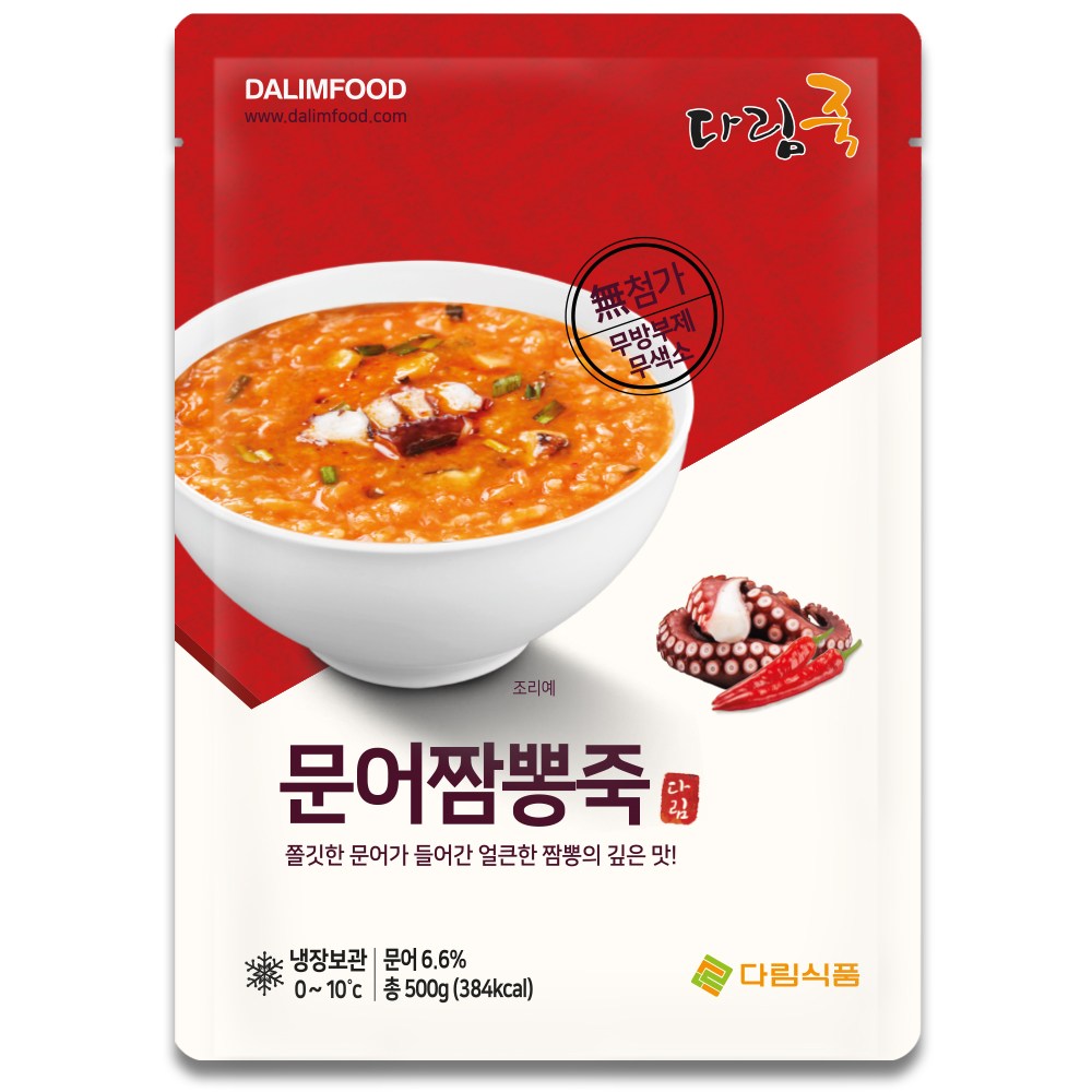다림식품 얼큰한 문어짬뽕죽 35,610원