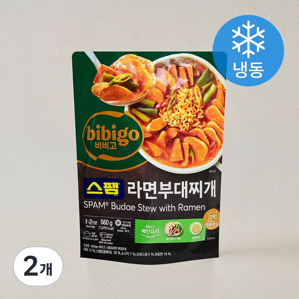 [로켓프레시] 비비고 스팸R라면 부대찌개 1~2인분 (냉동) 19,960원