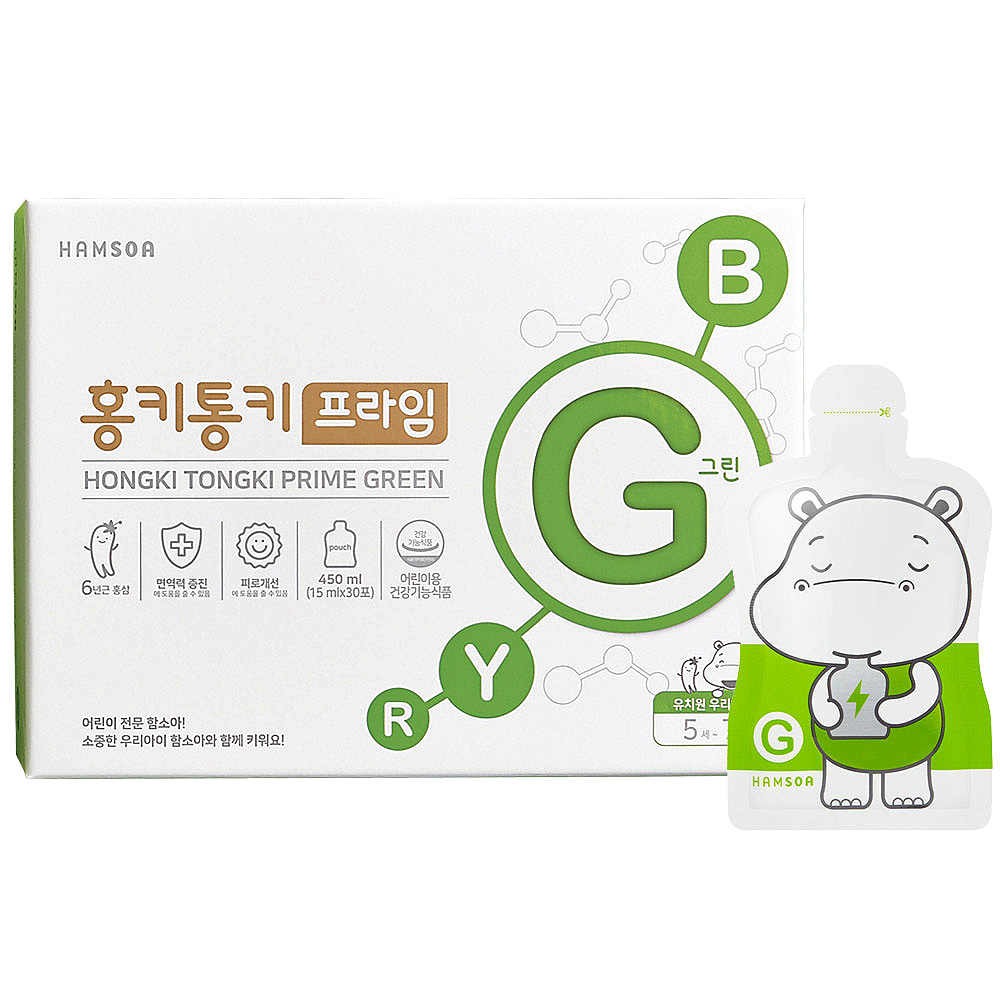 함소아 홍키통키 프라임 그린 유아홍삼, 15ml, 30개 47,890원