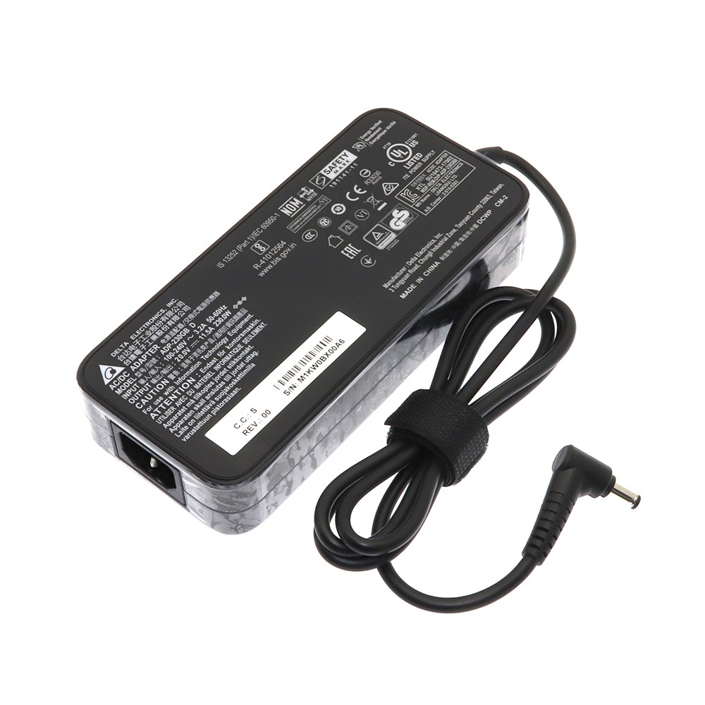 DELTA 정품 20V 11.5A 230W ADP-230EB 외경 5.5mm ASUS MSI GS43VR GS73 Clevo P670RS-G ROG GL502VS 충전기, 어댑터+케이블, 1개 53,000원