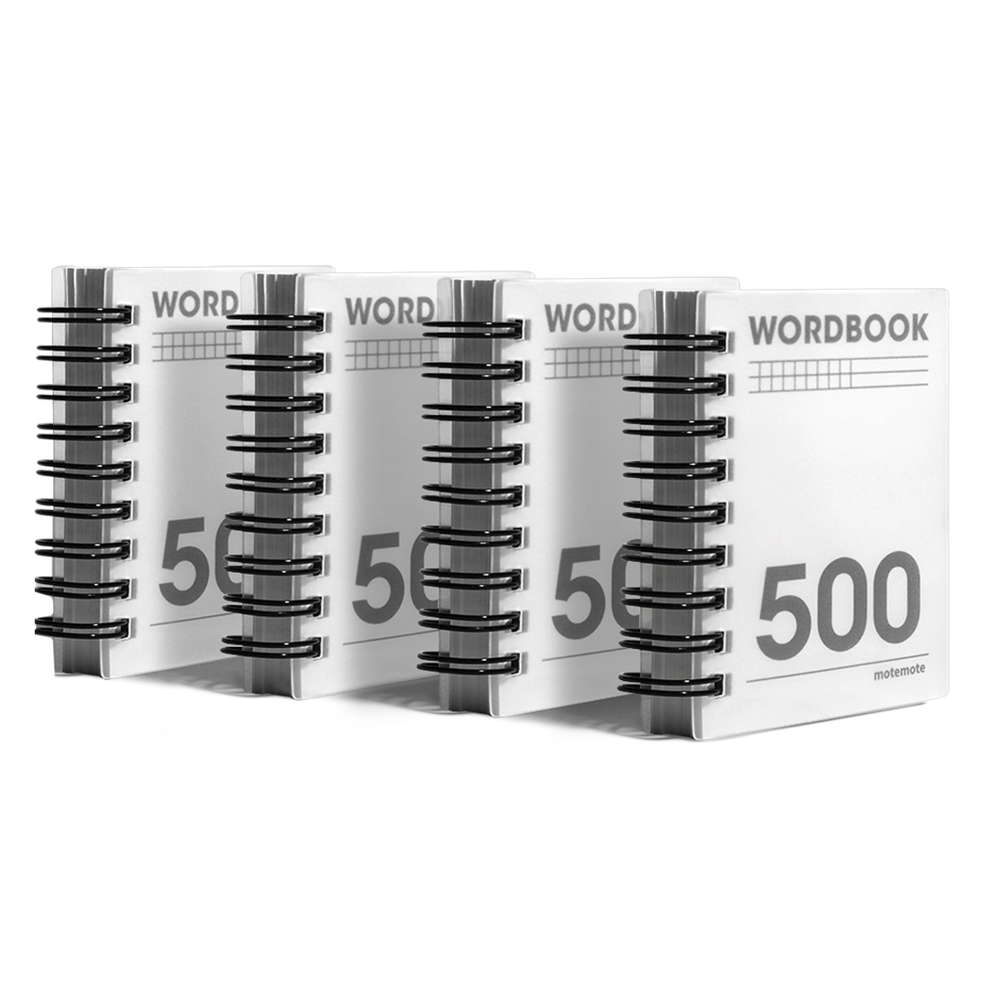 모트모트 한손에 쏙 단어장 워드북 500단어 198매, 화이트, 4개 9,080원