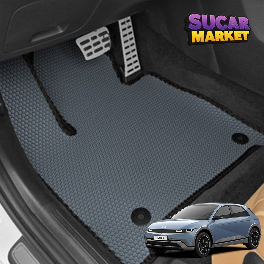 더블유엠카 아이오닉5 페이스리프트 더블 엠보 TPE 벌집 카매트 차량 바닥 발판 확장형 147,700원