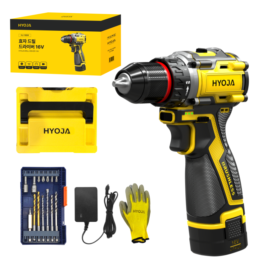 효자 전동드릴 16V 무선 충전 드라이버 가정용 77,600원