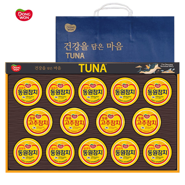 동원참치 선물세트 라이트스텐다드 고추참치14 (쇼핑백 동봉) 추석선물세트 219,000원