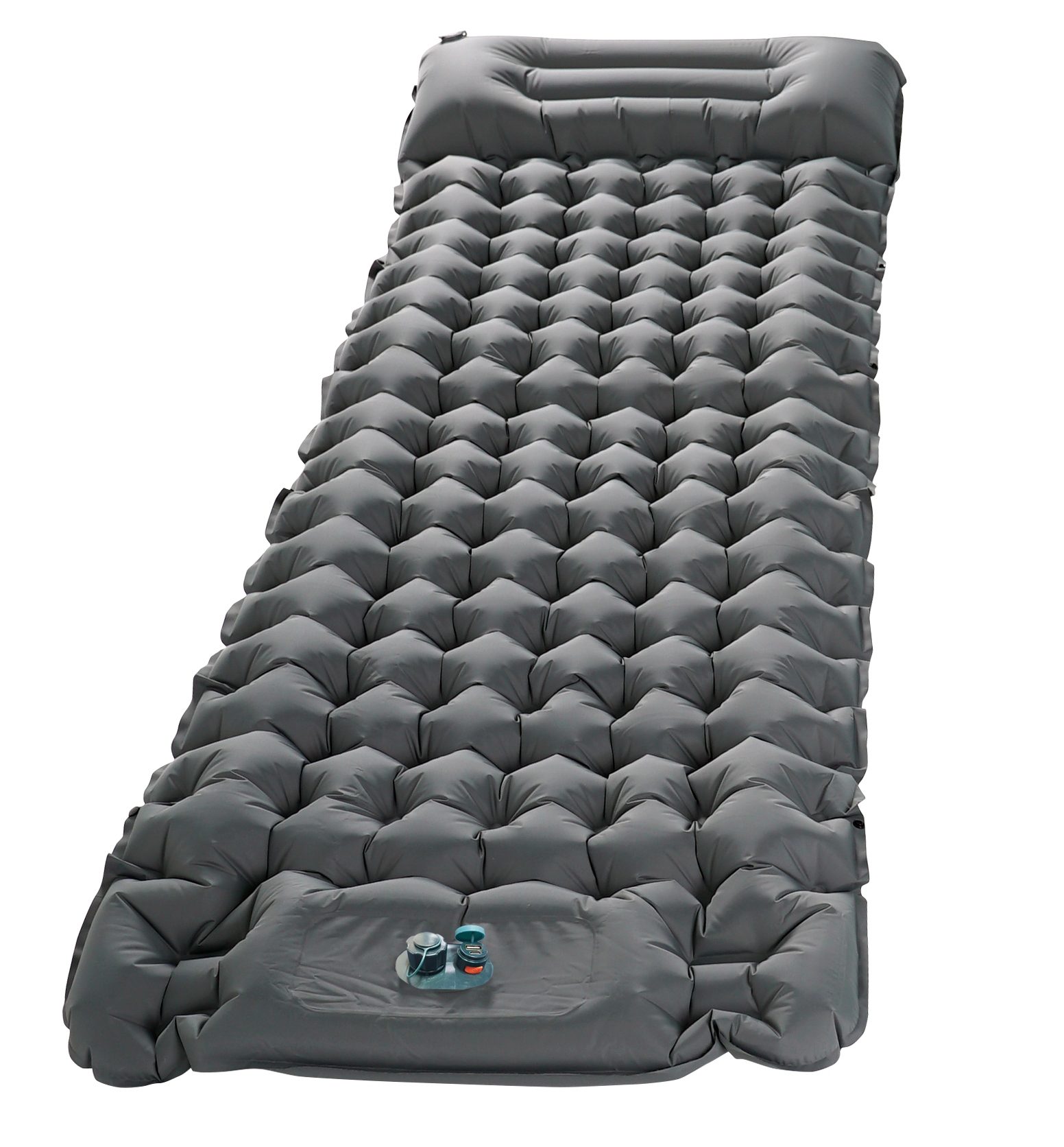 [홈쇼핑HIT] 전자동 원터치 엠보싱 에어매트, 스트로만 에어펌프내장형 무선충전 쿨링매트 캠핑에어매트 차박매트 피크닉매트 무선충전매트 자충매트, 그레이 69,800원