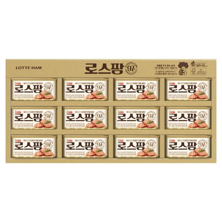 (롯데푸드) 로스팜97 2-12호(ECO 포장) 추석선물세트 109,020원