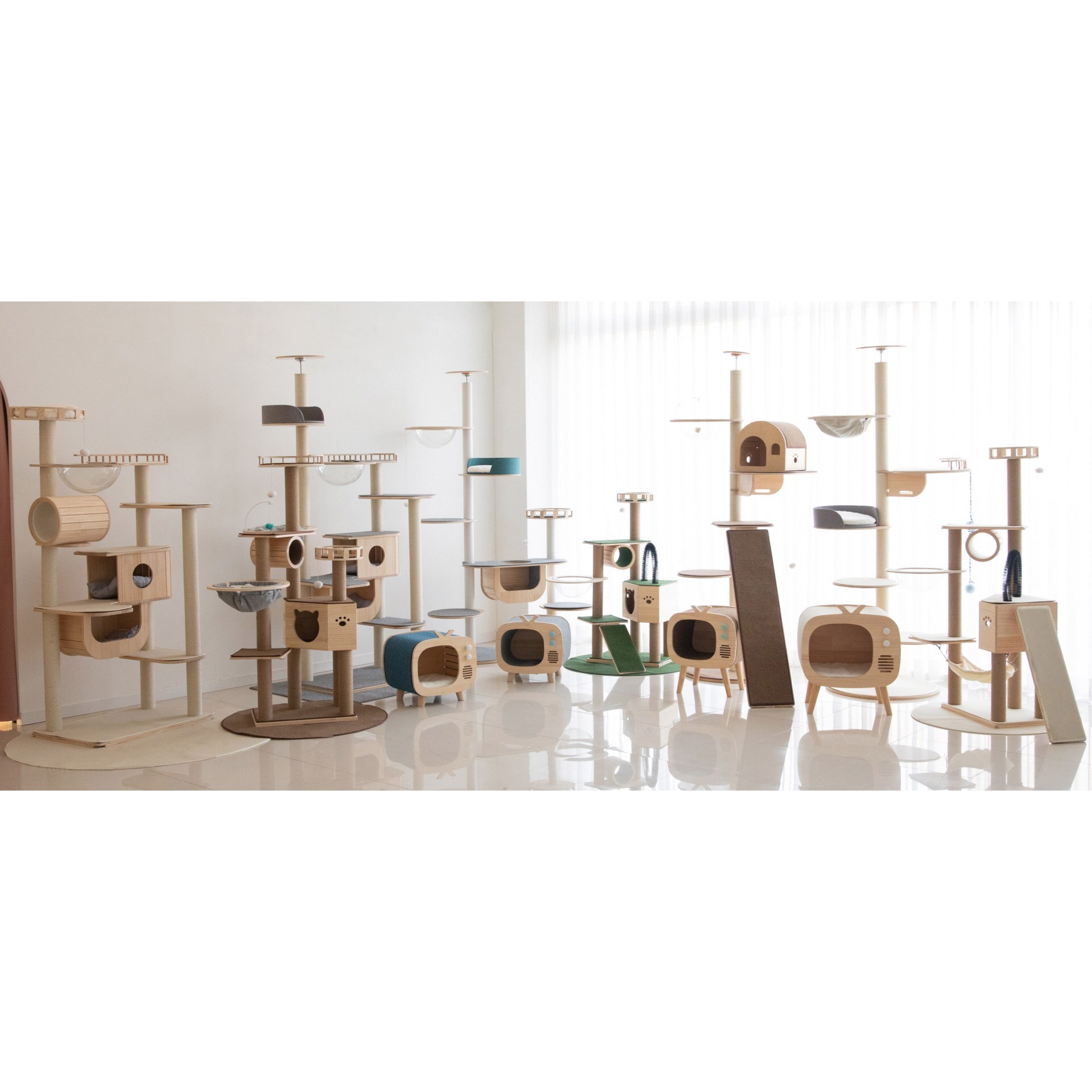 가르르 원목 고양이 캣타워 캣폴 갤럭시 캣타워 1,061,000원