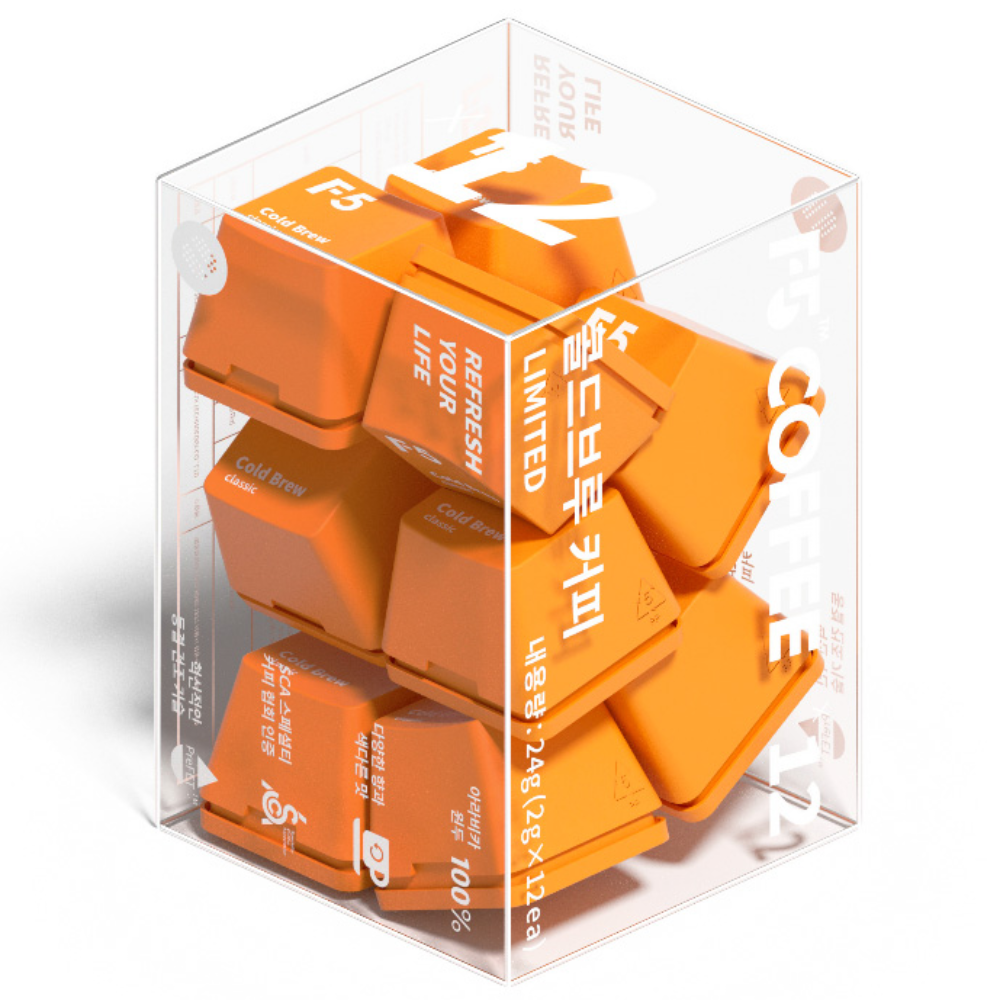 F5 콜드브루 프리미엄 커피 콜드브루 12EA, 1개, 12개입, 24g 23,000원