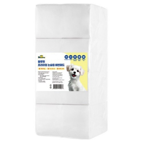 블루펫 프리미엄 논슬립 강아지 배변패드 무향 45g 23,900원