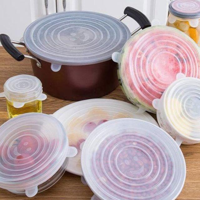 ownerclan(입점) 만능 실리콘 덮개 뚜껑 W7377D9 밀폐 랩 6P세트 6,610원