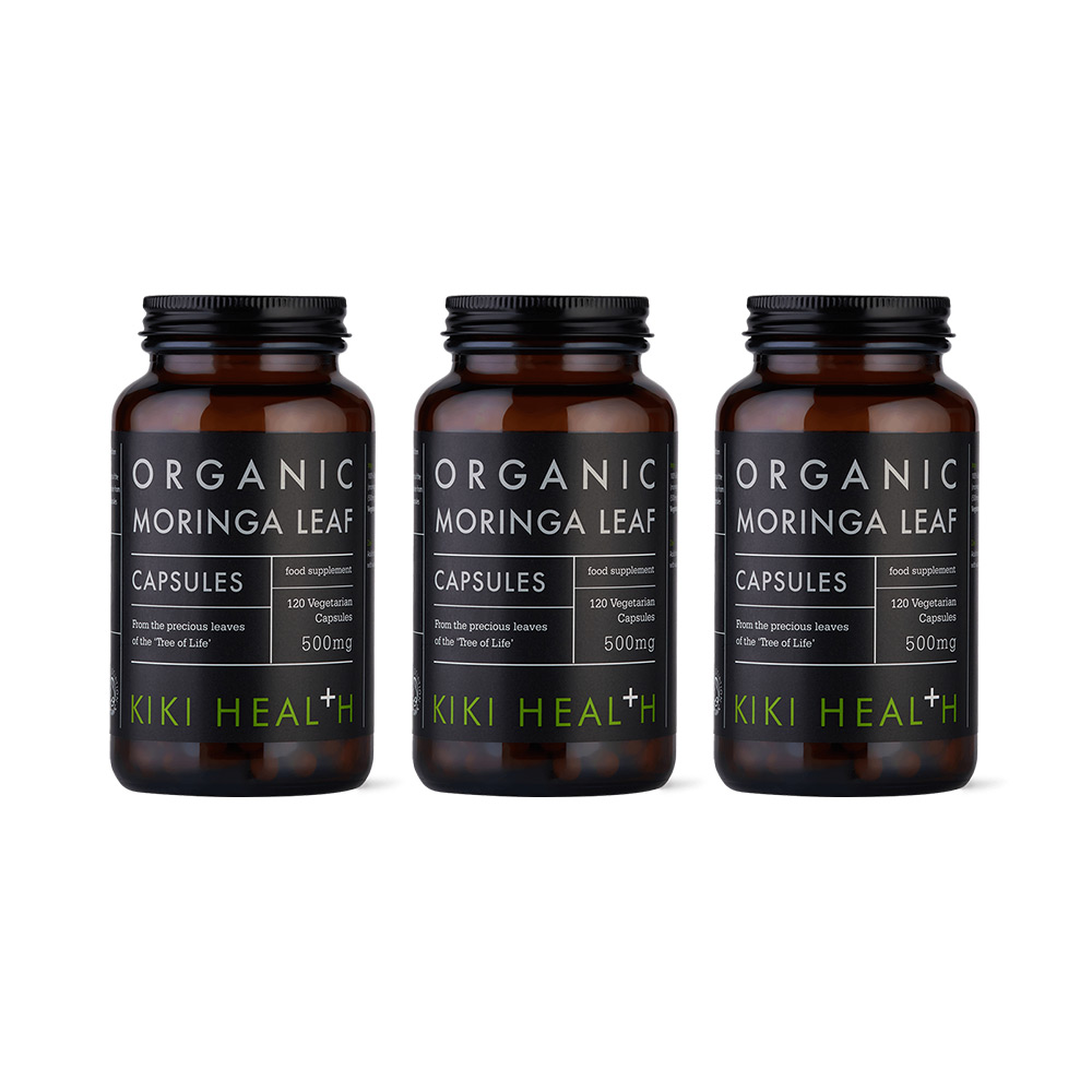 [키키헬스]유기농 모링가 잎 120 베지캡슐 면역 혈당 영양 슈퍼푸드 비건 뉴트리션 kikihealth, 3개, 120회분 104,700원