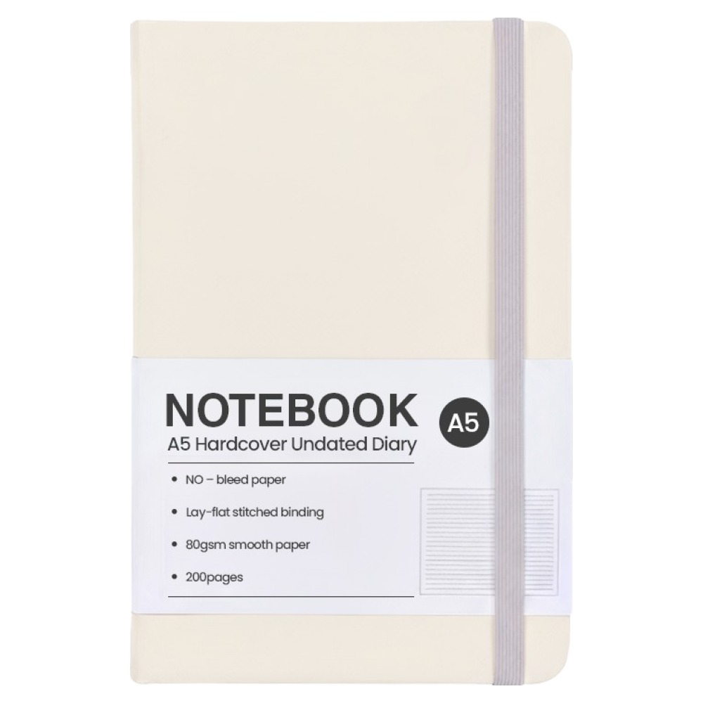 모더너리 A5 하드커버 업무용 플래너 만년 다이어리, 크림 화이트, 1개 5,490원