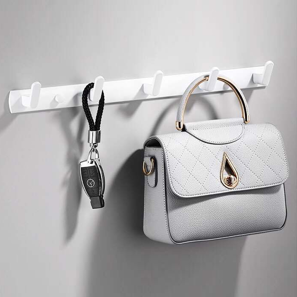 라라공방 모던 벽옷걸이 후크 5구, 화이트, 2개 12,600원