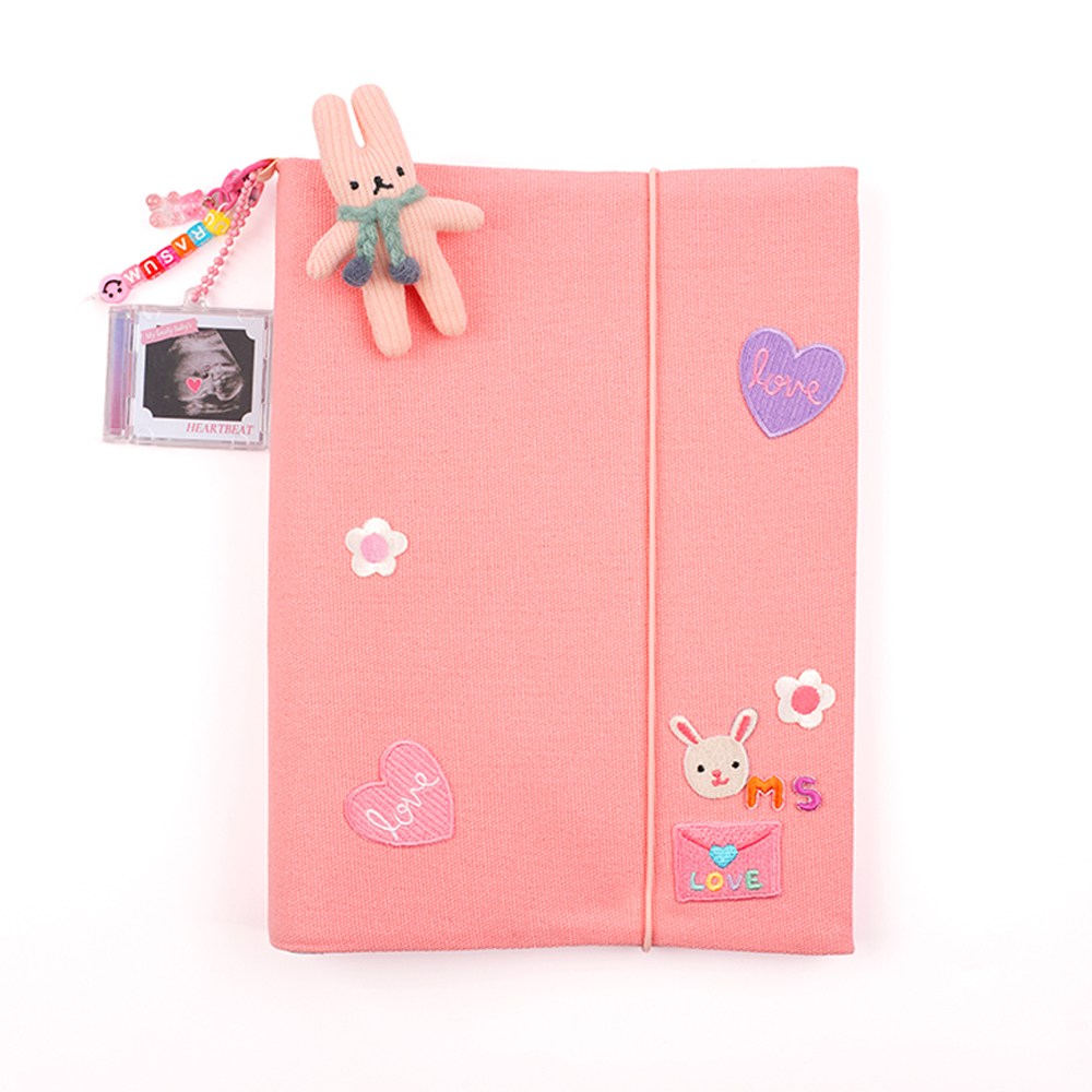 패브릭 초음파앨범 6공바인더 접착식 사진앨범 4컬러, 베리밀크 only 앨범 16,800원