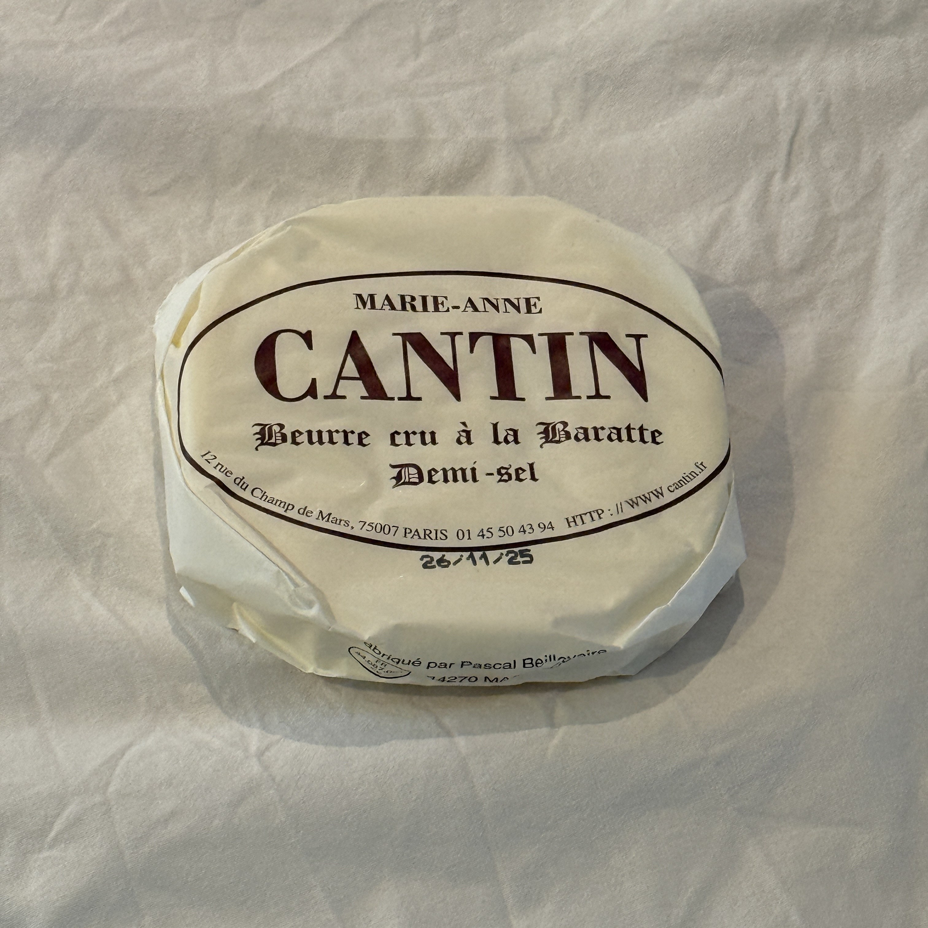 Marie-Anne Cantin 마리안느 캉탕 프랑스 가염버터 125g 22,900원
