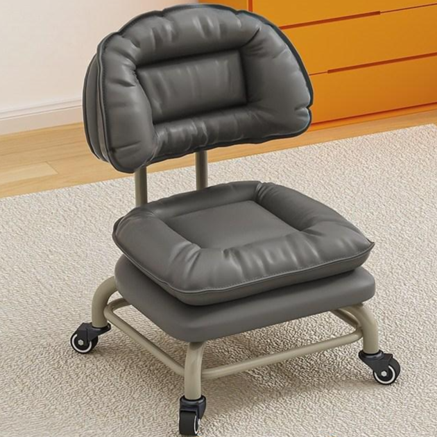 라워스 푹신한 바퀴달린 무빙 의자, 블랙, 1개 22,000원