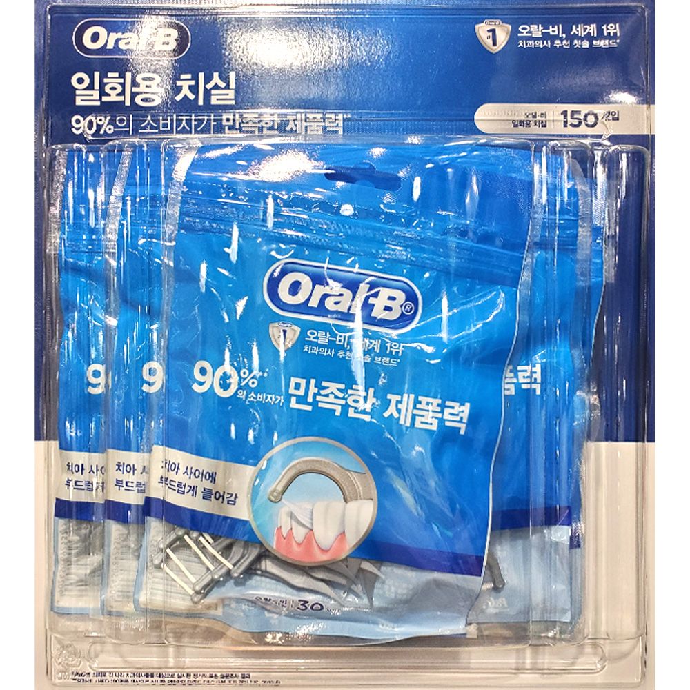 민트향 30개 치실 오랄비 일회용 C자형 150개 34,800원
