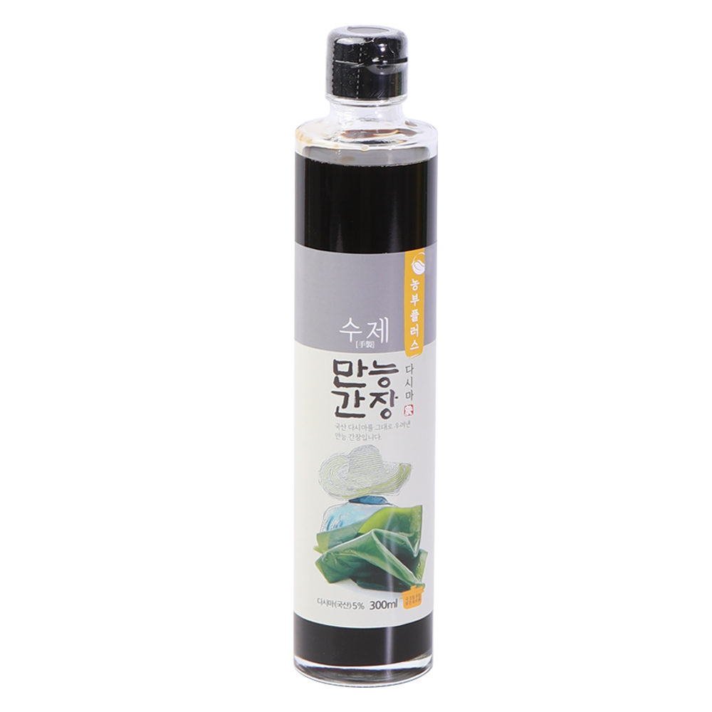 농부플러스 만능 맛간장 다시마 간장 고추간장 어간장 양조간장 300ml, 1개, 300ml 11,820원