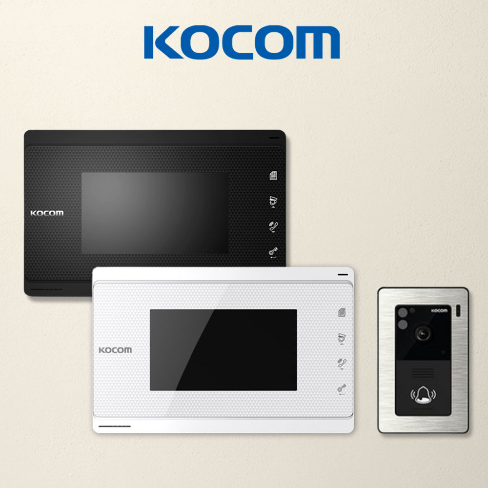 코콤 인터폰 월패드 디지털 비디오폰 인터폰 4선식 교체 설치 K6B VP-70C 초인종포함세트 247,900원