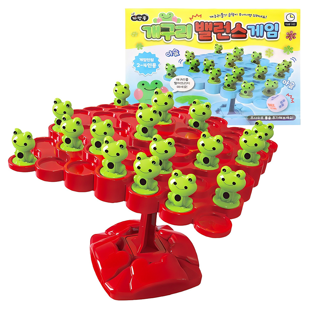 아가플러스 개굴개굴 균형잡기 게임 세트 4,560원