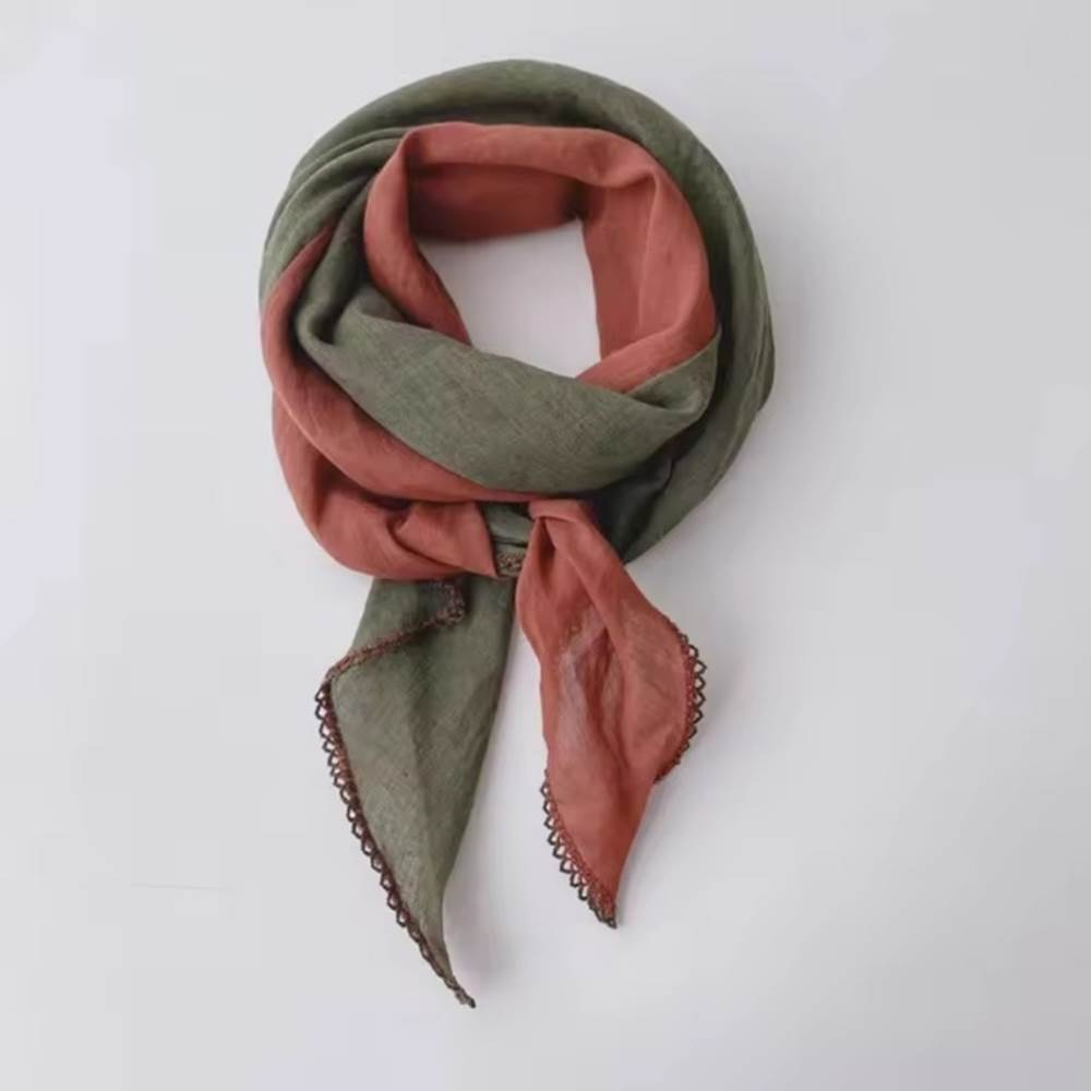 투톤 레이스 롱 스카프 간절기 여성 머플러 목도리 6,900원