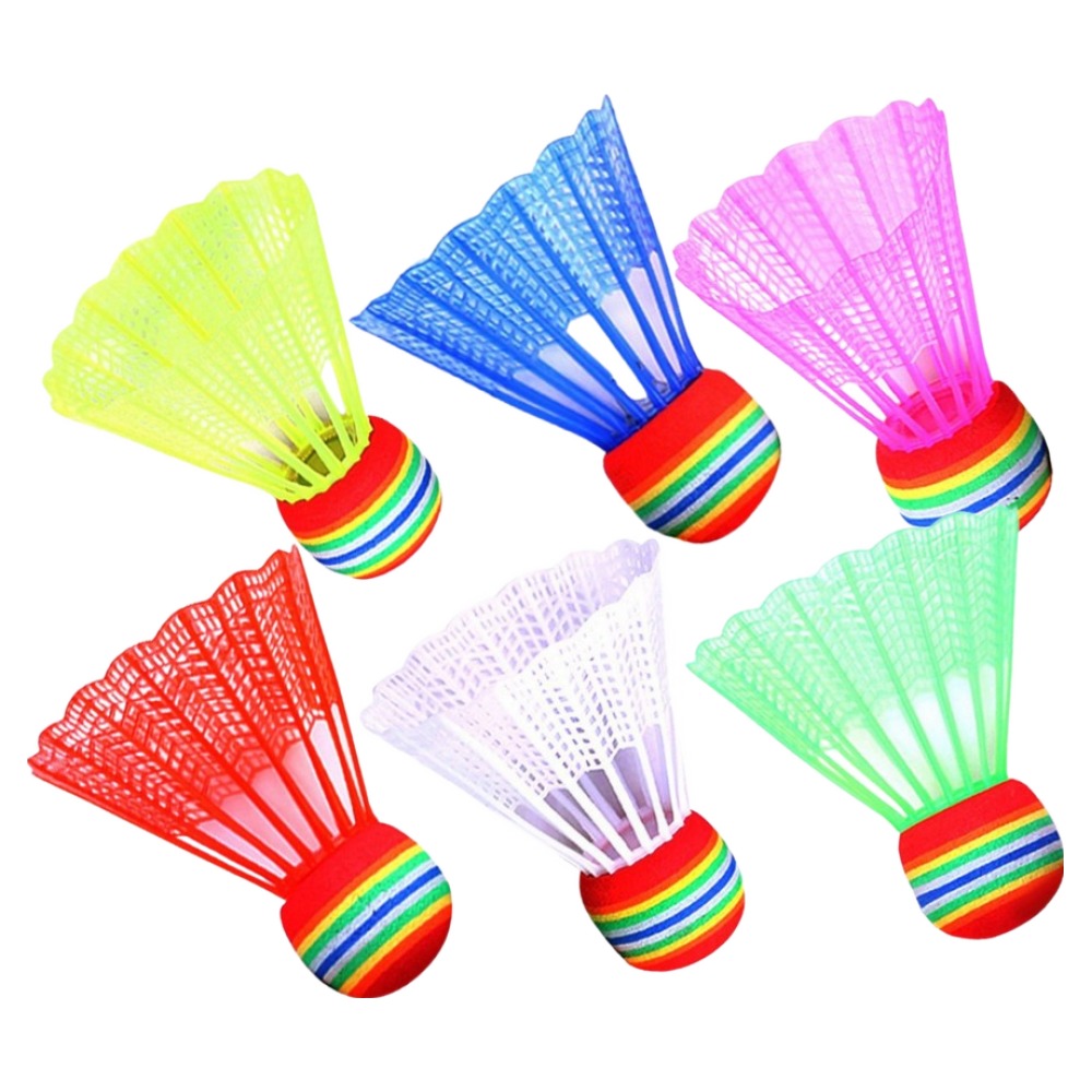 마샤투 레인보우 나일론 셔틀콕 6종 세트 8,700원