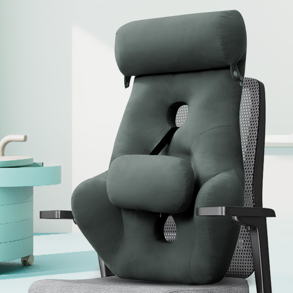 Pogeuni 사무실 사무용 바른자세 허리 쿠션 조절가능한 고급형 대형 의자 등받이 쿠션 38,900원