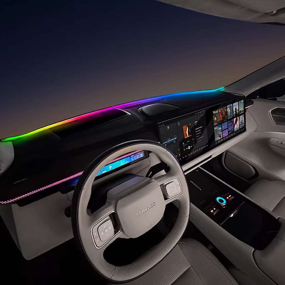 대시보드 관통형 자동차 무드등 전면유리 중앙조명 스마트 다색 RGB 조절, 1개, 1.4M 28,800원