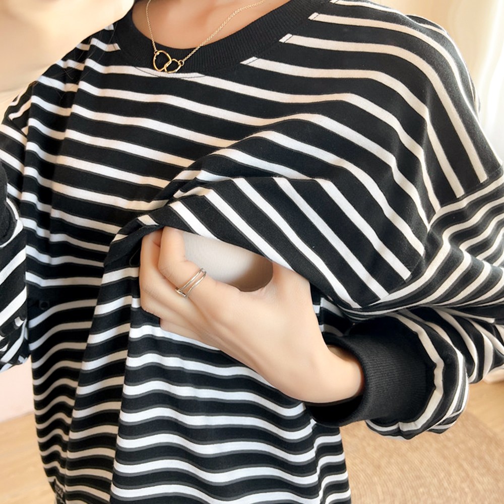 빅사이즈 임산부 수유복 긴팔 수유티 수유 잠옷 홈웨어 임부복 32,000원