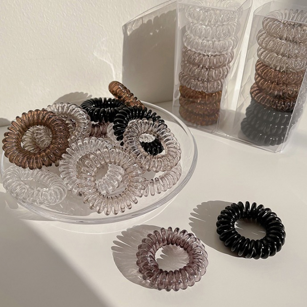 위더스욕실용품 데일리 자국없는 스프링 머리끈 헤어끈 18종 세트 5,990원