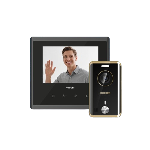 코콤 아날로그방식 비디오폰 인터폰 KCV-S701 현관 초인종 세트 135,000원