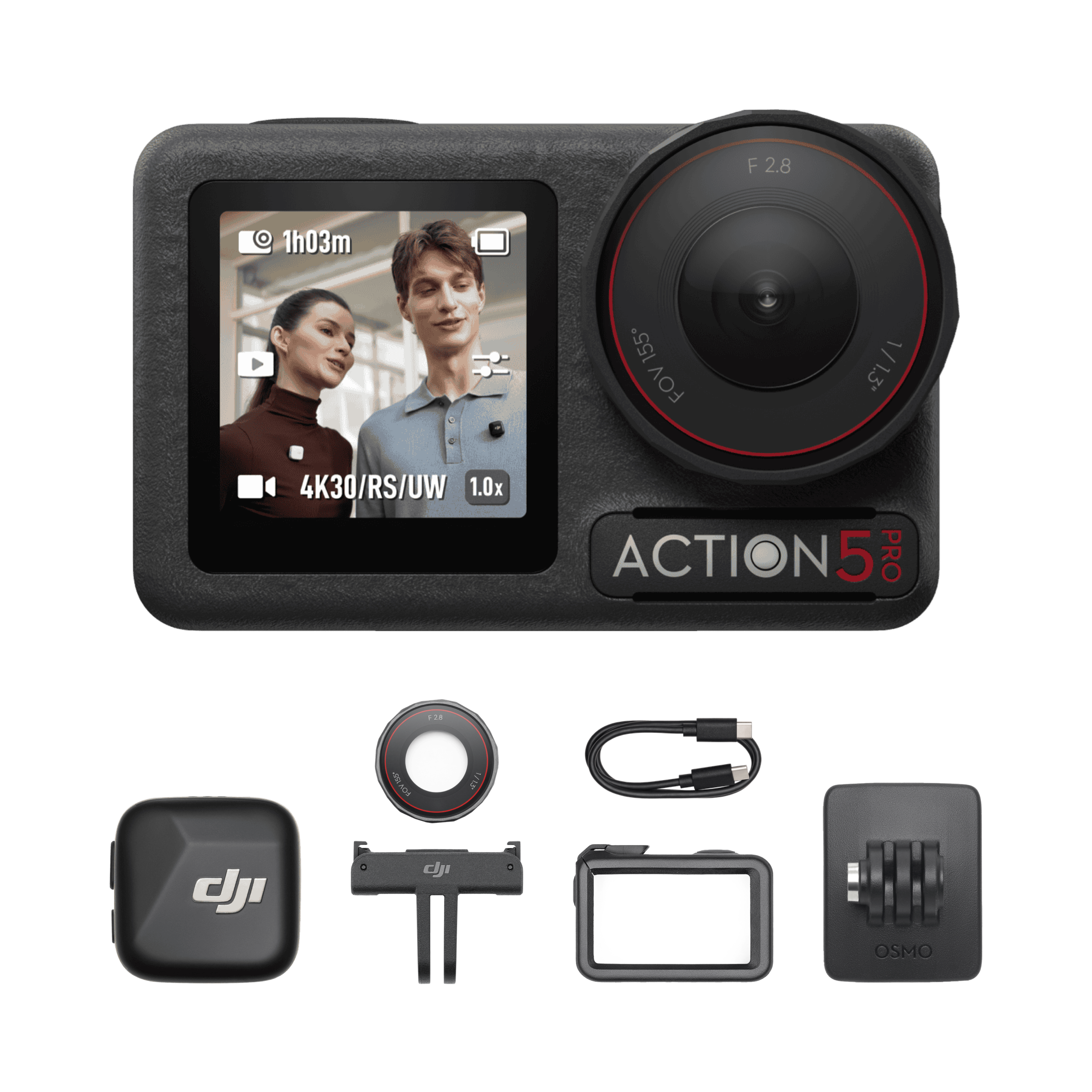 DJI 오즈모 액션 5프로 브이로그 콤보 액션캠 + Mic Mini 세트 492,300원