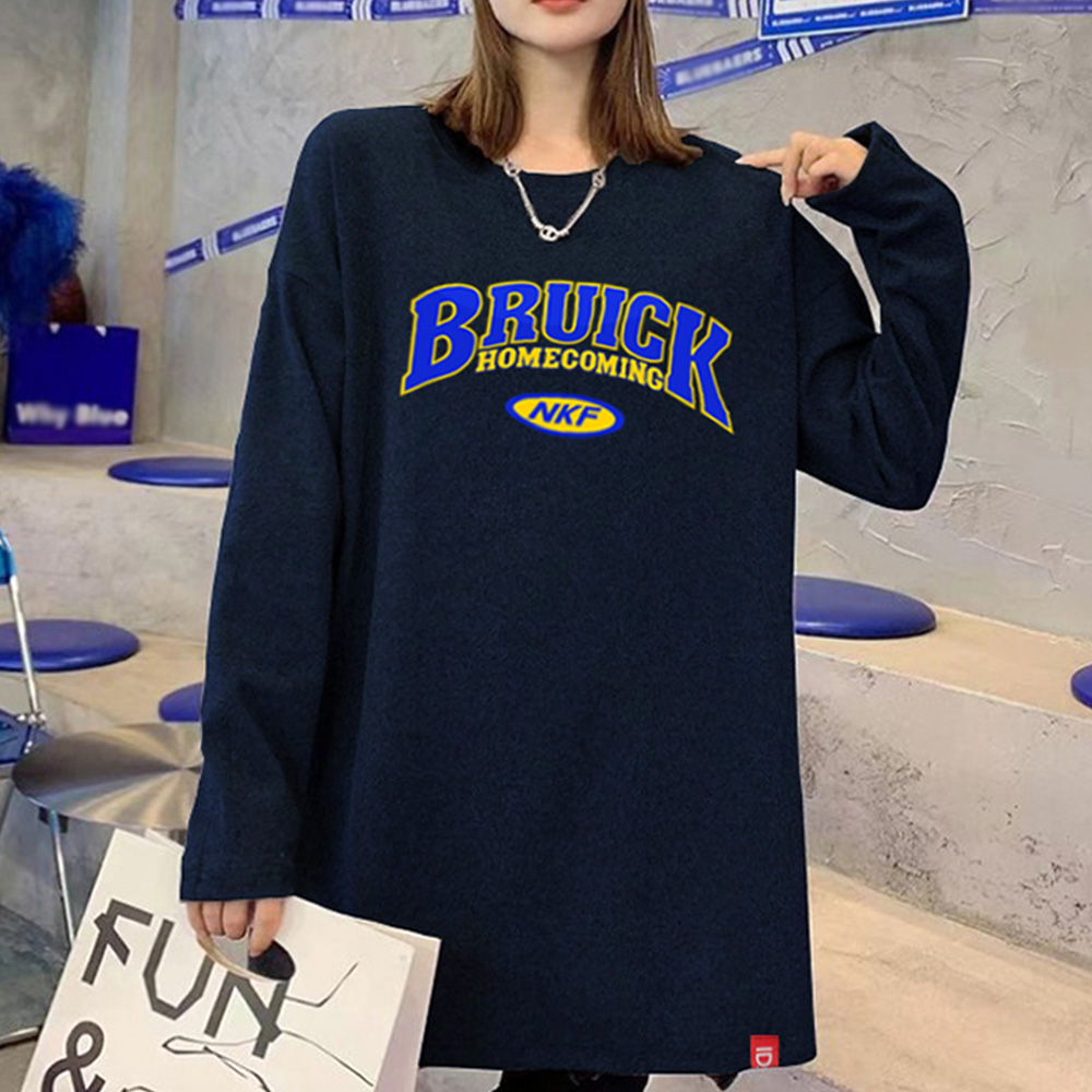 기모롱티 여성 오버핏 기모 롱 티셔츠 박시 롱 맨투맨 티셔츠 옆트임 빅사이즈 롱티셔츠 23,900원